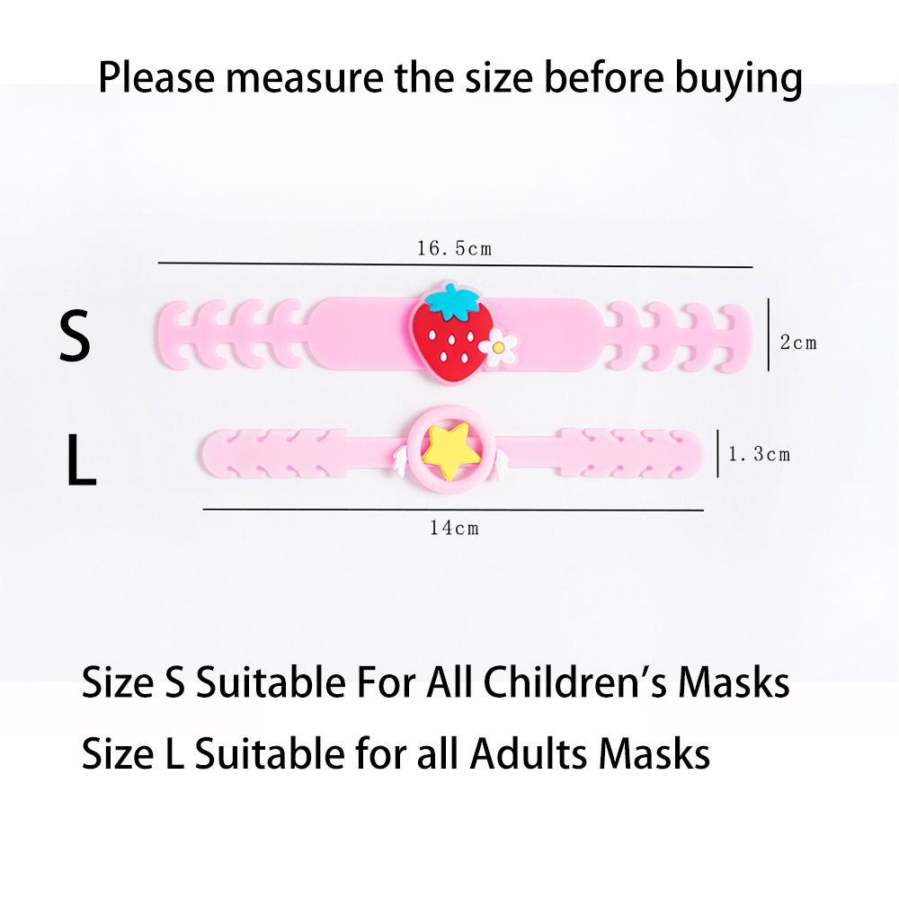 TOP Cute protection Extender Strap Anti-Tightening Cartoon protection Hook Ear Pain Relieved Facial protection Buckle For All Facial protection Adjustable Ear Savers For Kids