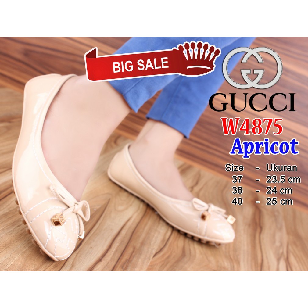 CK03 Flat Shoes Gucci W4875 / SEPATU WANITA SEPATU IMPOR