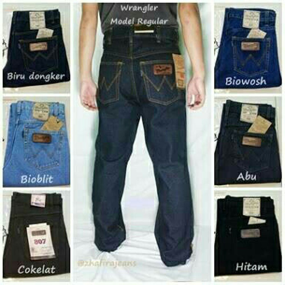NEW celana jeans wrangler standar Celana Keren