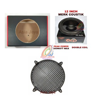 Paket Combo Speaker Pasif Subwoofer 12 Inch Coustic CA 125