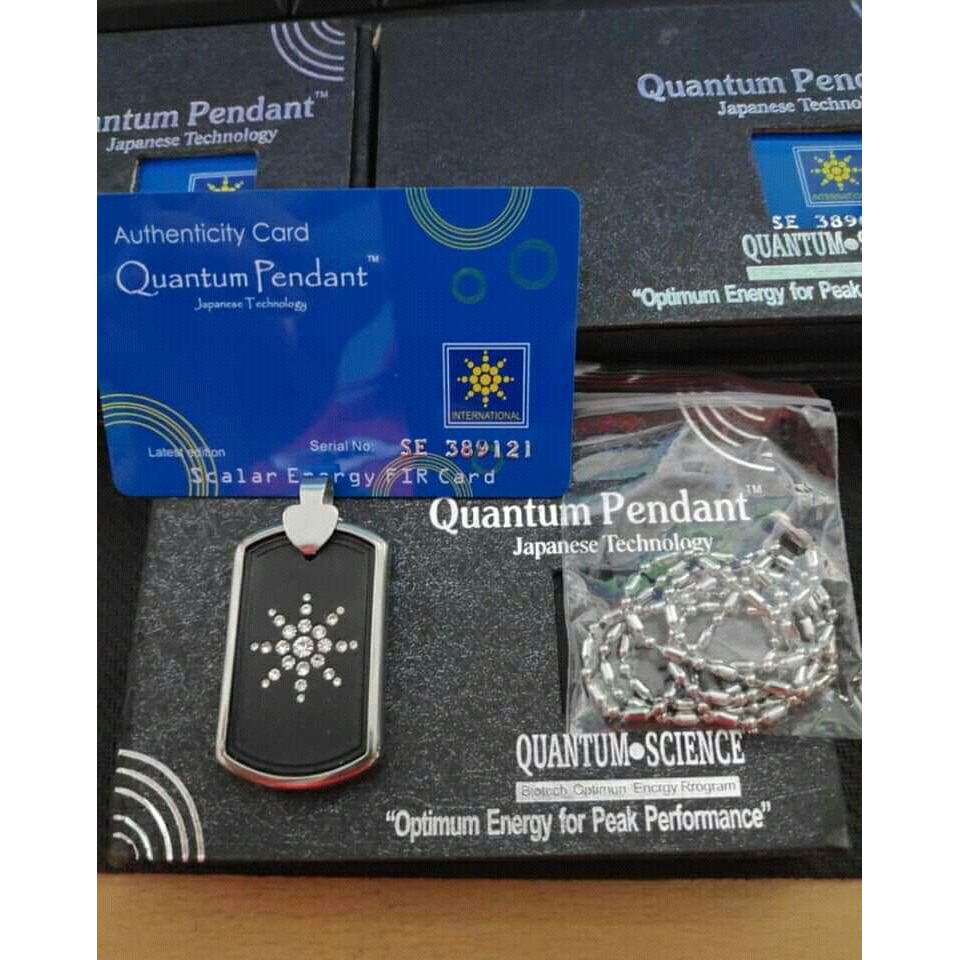 promo cod!!!Quantum Science Energy Pendant Kalung Kesehatan