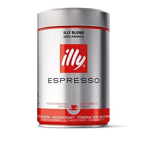 

Coffee Illy Medium Roast Ground Espresso 250 gram Kopi Bubuk Arabica