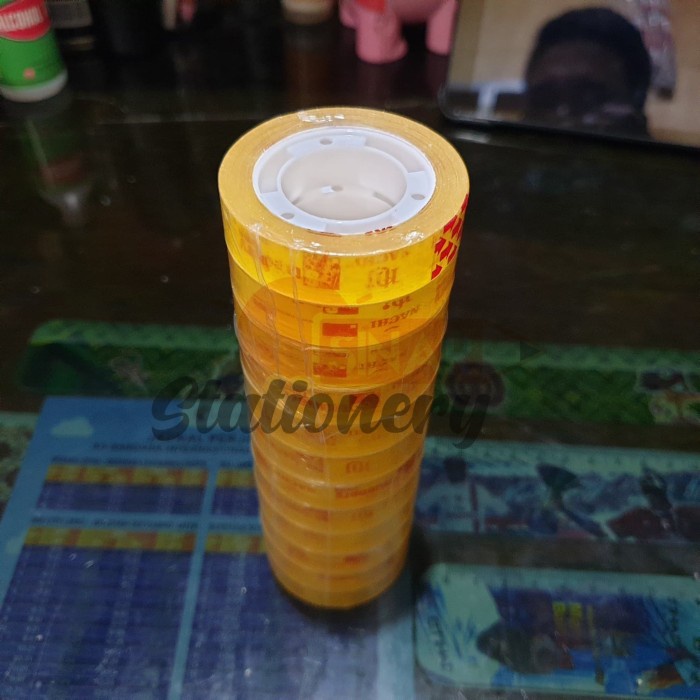 

Murah Isolasi Bening 1/2''X25Y Nachi 1Roll Isi 12Pc Diskon