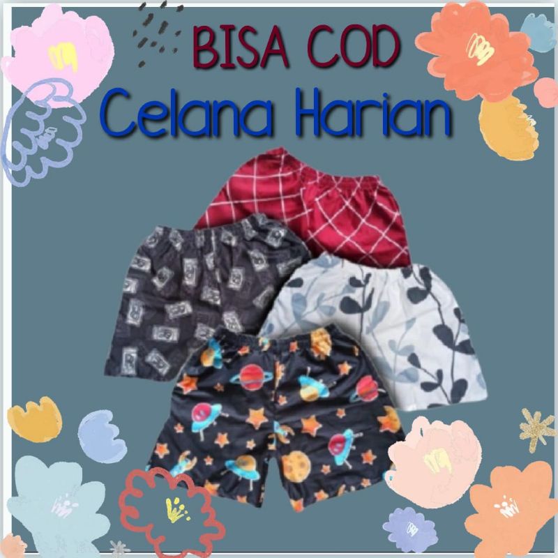 Celana Harian Anak Ukuran S M L XL XXL[JUMBO] Celana Main Anak