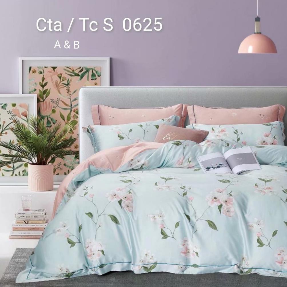 SPREI 200X200 TENCEL S KATUN SUTRA HALUS ( SEPRAI ONLY ) SUDUT KARET FREE SARUNG BANTAL GULING - KIN