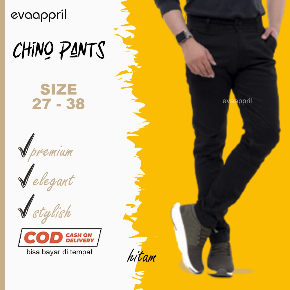 Celana Chino Panjang Pria Celana Chino Pants Kerja Panjang Cowok Chino Stretch Chino 100% Original
