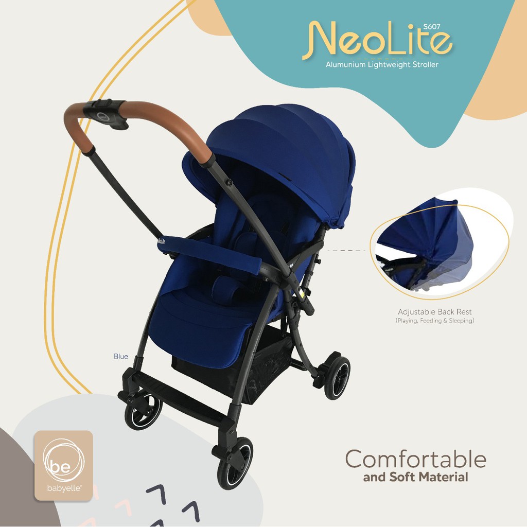 Stroller Babyelle NEO LITE Reversible Stroller S 607 Kereta Bayi Baby Elle bisa Hadap Ibu S607