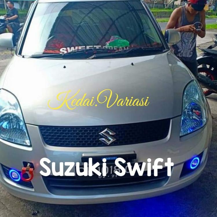 Lampu Sorot Bawah /Foglamp Angel Eyes 89mm(1 Pasang) untuk mobil #Agya/Ayla#Xenia/Avanza#Sigra/C#Liv