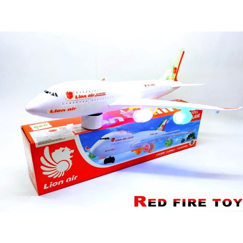 JUAL MAINAN PESAWAT LION AIR 747-300LI TERMURAH, BERSUARA DAN LAMPU
