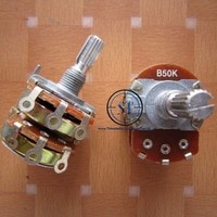 Potensio 50K / 100k Stereo BESAR Alpha / A-Plus KUALITAS BAGUS