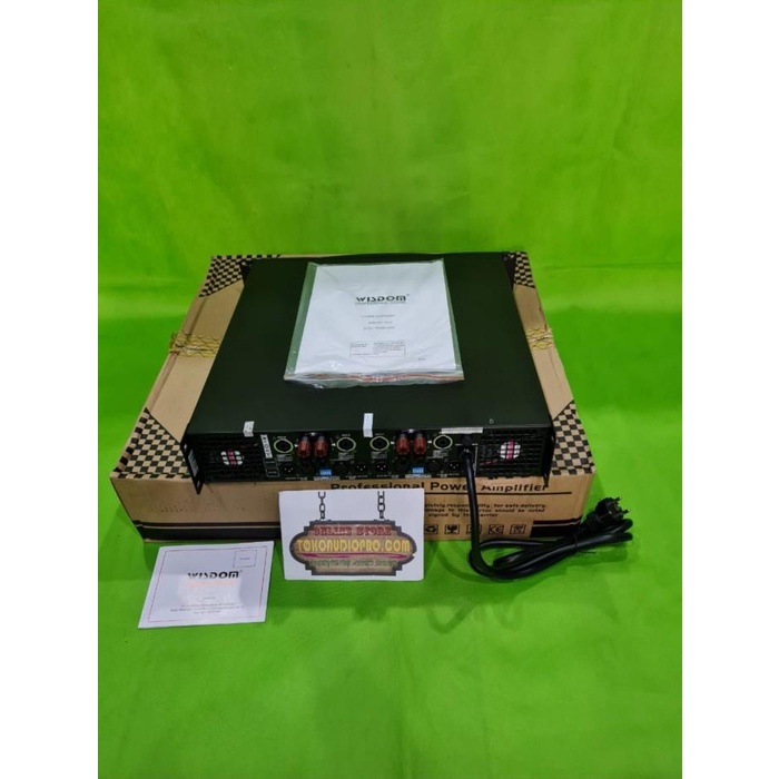 wisdom ah12004 ah-12004 ah 12004 power amplifier