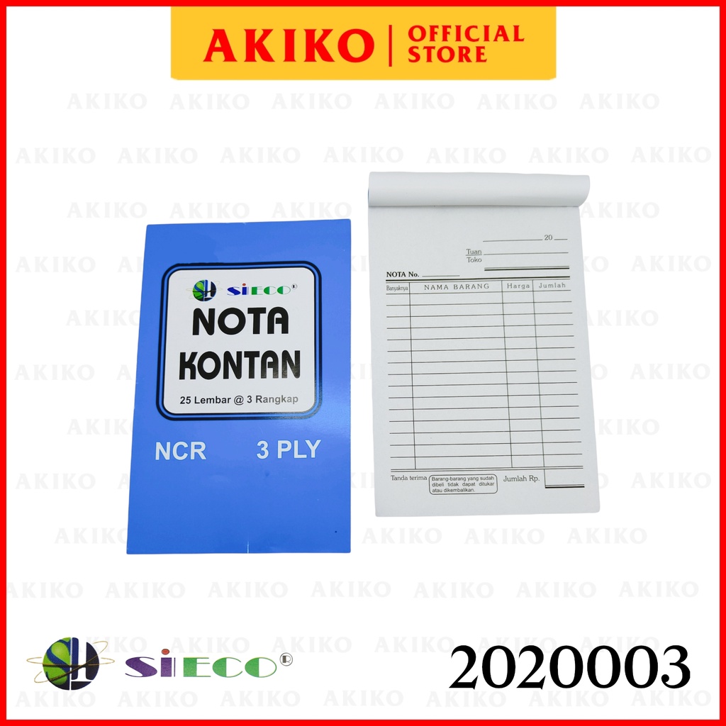

Nota NCR K3 Sieco