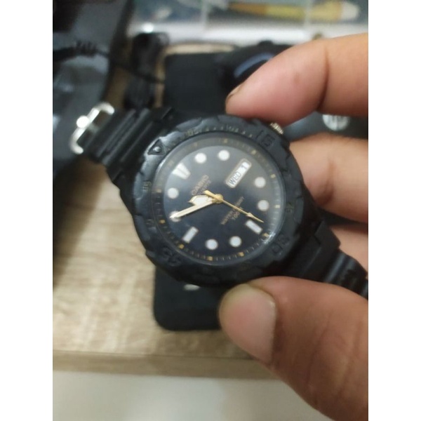jam tangan casio mrw 200H bekas pakai original