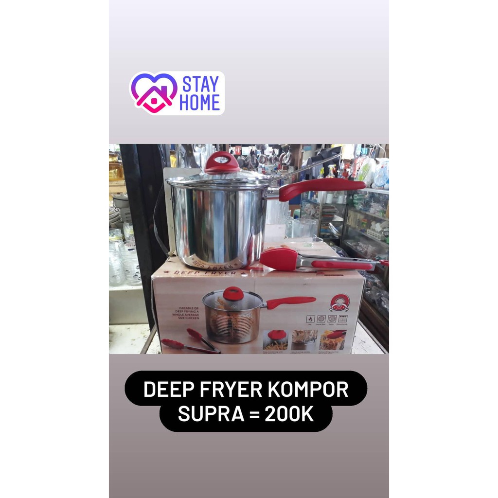 Deep Fryer Kompor Supra