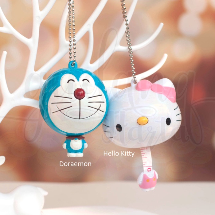 

PROMO Gantungan Kunci Doraemon Hello Kitty Meteran Penggaris Lucu Unik GH 30 - Hello Kitty
