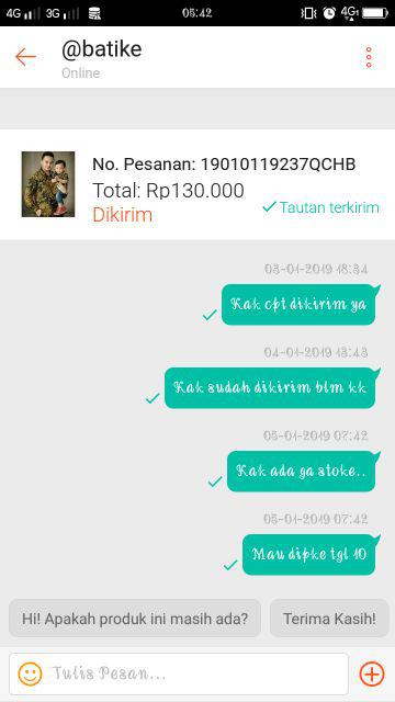 Couple Ayah Dan Anak Batik Sogan Manggar