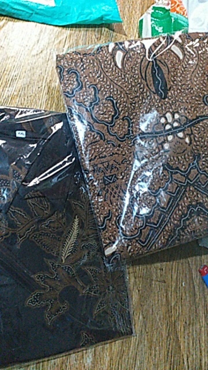 Adinata Coklat Batik Pria Lengan Panjang Full Furing Ori Batik Solo Rajasakti