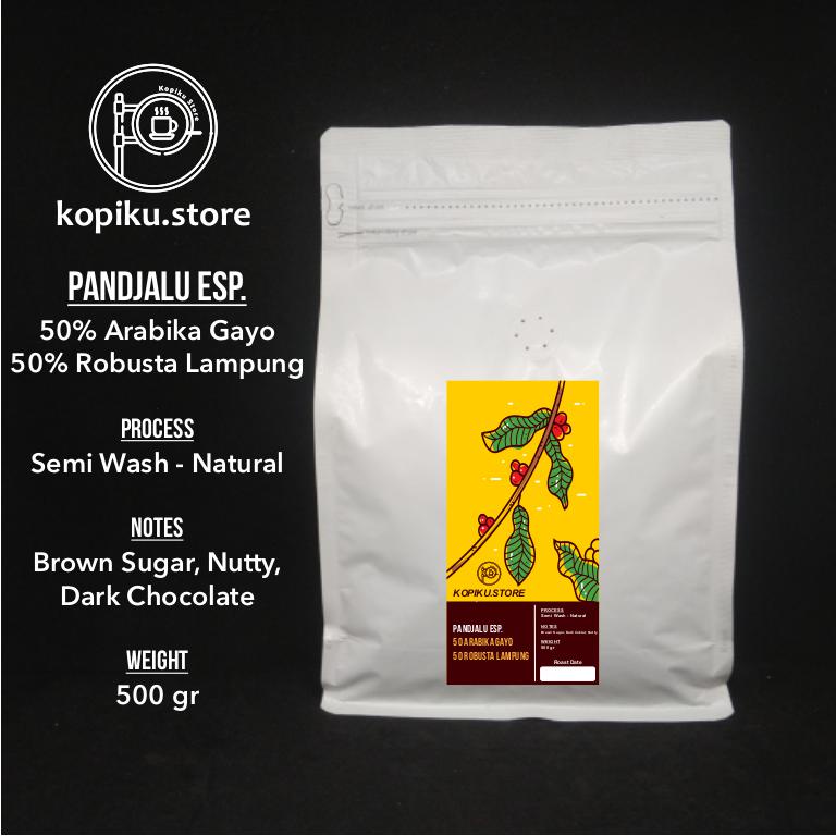 

Biji Kopi Espresso Blend Gayo Series - PANDJALU - 500g (Biji/Bubuk)