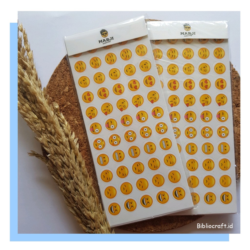 

Sticker Deco Emoji/Emotikon/Emoticon Lucu