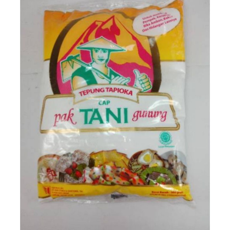 

Tepung Tapioka cap Pak Tani Gunung 500 gram