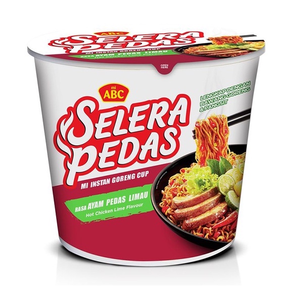 

Mi Abc Cup Goreng Ayam Pedas Limau 80gr