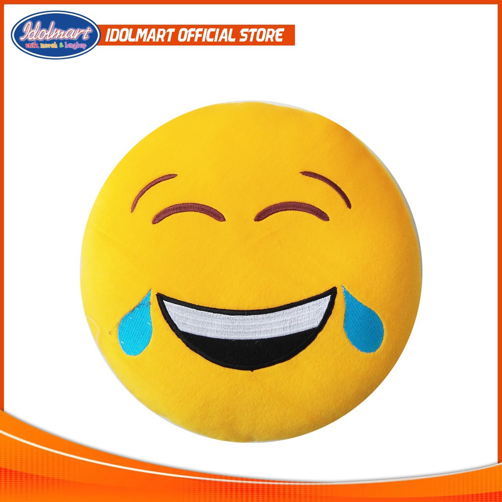 IDOLAKU Bantal Karakter Emoticon Lembut