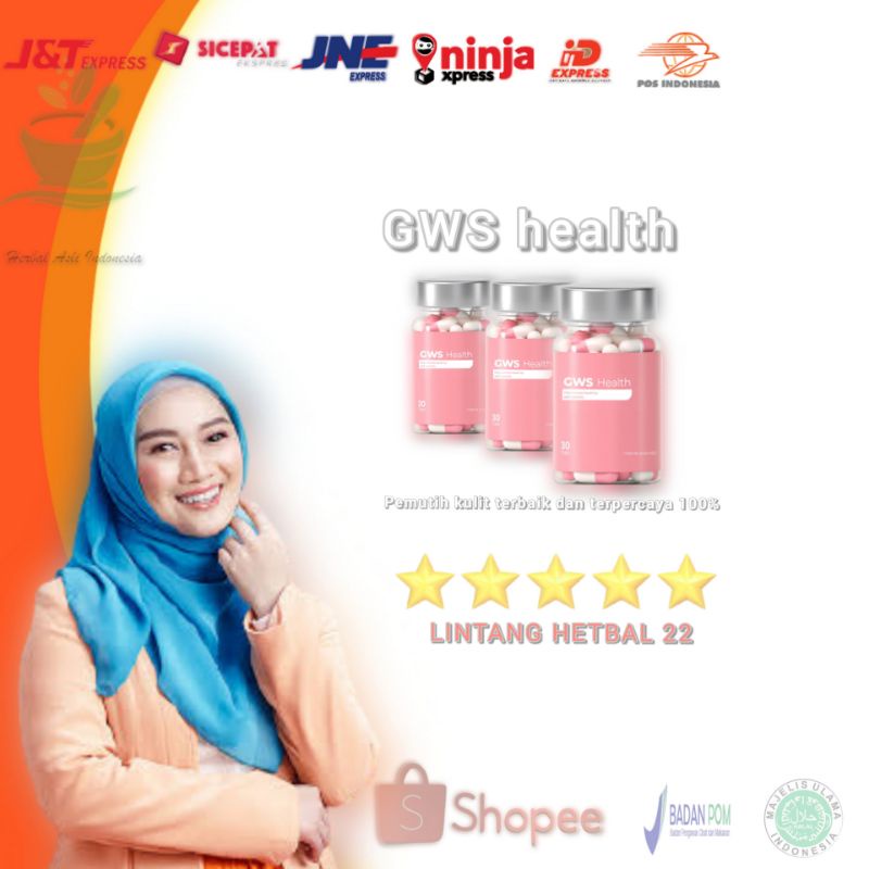 GWS Health pemutih badan/perawatan kecantikan 3× Extra berkualitas
