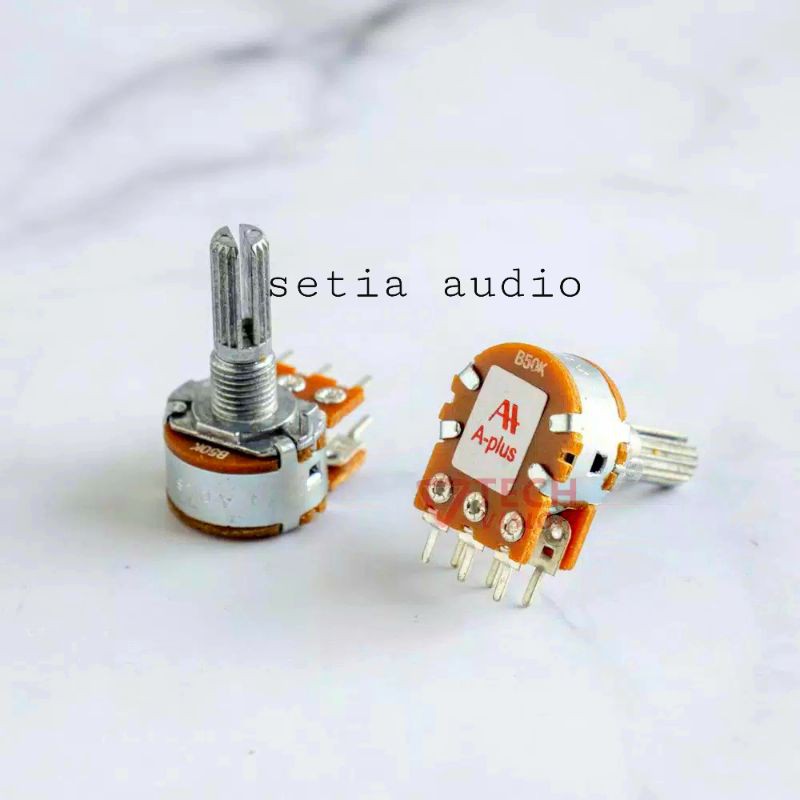 potensio meter stereo Alpha-Aplus B10k 50k 100k