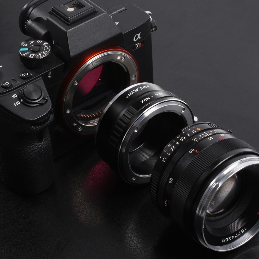 Adapter Lens Mount Nikon to Sony Nex E-Mount KNF Concept