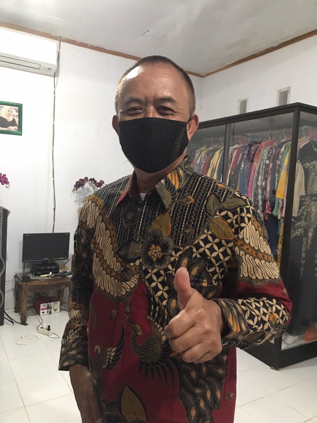 Kemeja Batik Ndoromesem Lengan Panjang Kamulyan Katun Halus A145
