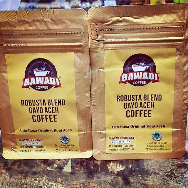 

Kopi robusta gayo bawadi