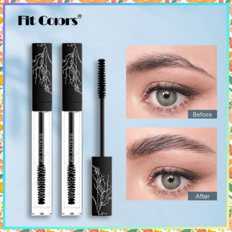 Eyebrow Styling Gel FIT COLORS Original Serum Alis Mata Waterproof dan Tahan Lama