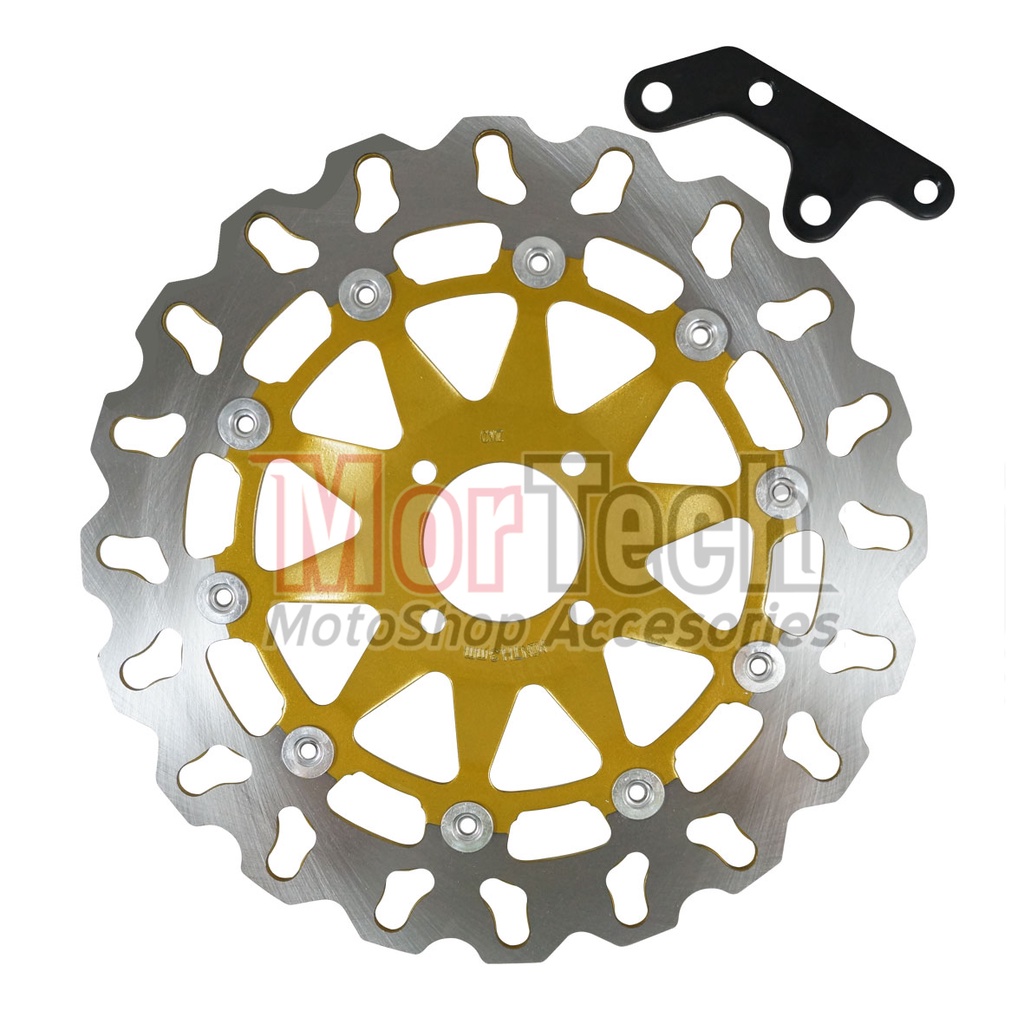 Piringan Disc Cakram Lebar Depan Variasi Besar Model Daytona Rx King RXK Rx Spesial Free Breket 30cm-1