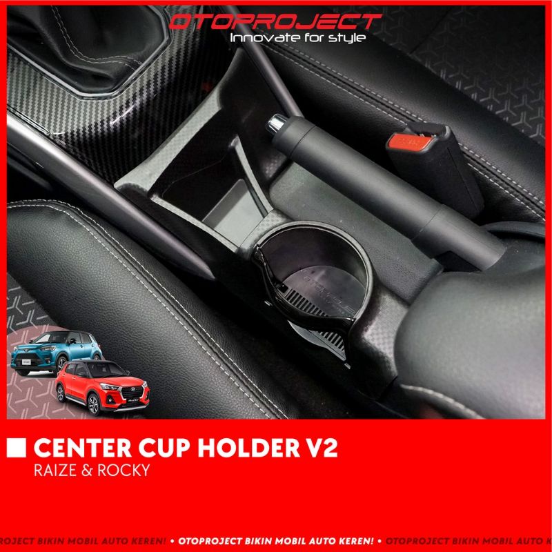 center cup holder V2 Raize Rocky tempat botol minum otoproject