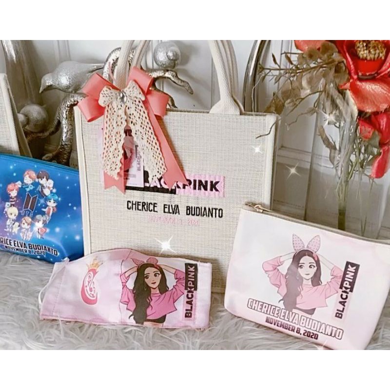 Tiffany APD Hampers /Souvenir ultah/souvenir anak/custom/mainan/balon/khitanan/goodiebag/totebag