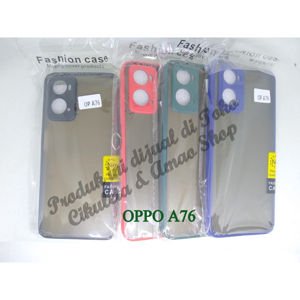 FDT My Choice Hybrid Fuze Matte Case Bumper Softcase OPPO A76