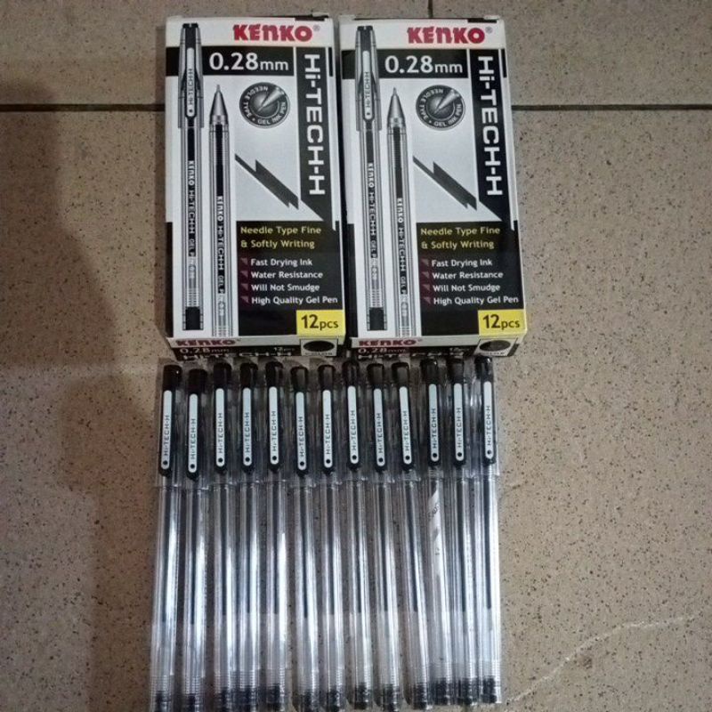 

Pulpen Hi Tech-H Kenko 0.28 mm Hitam