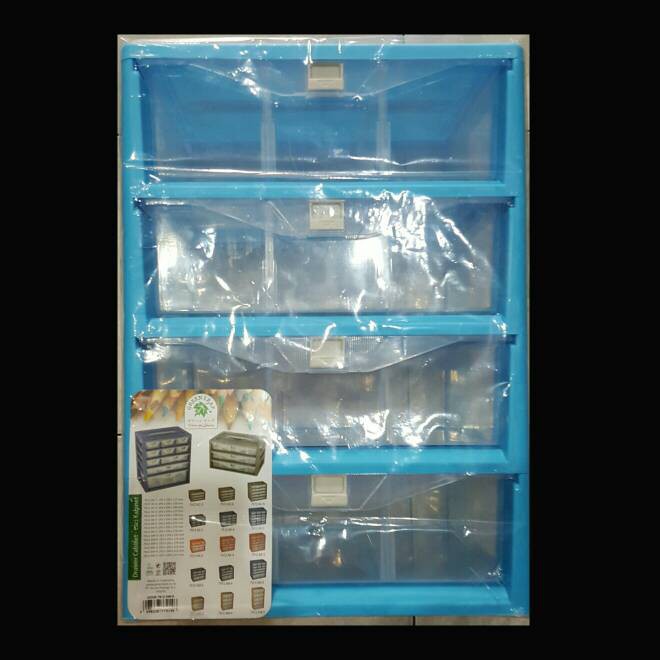 LACI MINI CONTAINER 12 SEKAT SUSUN 4 GREEN LEAF 7912 AW4 / BOX CONTAINER KOTAK OBAT P3K SERBAGUNA
