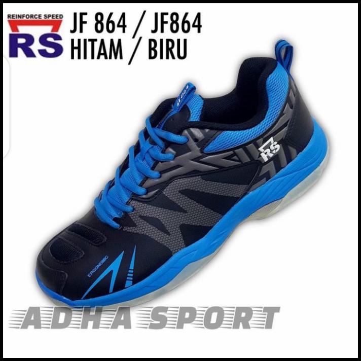 Sepatu Rs Jf 864 / Jf864 Shoes Badminton Reinforce Speed Original