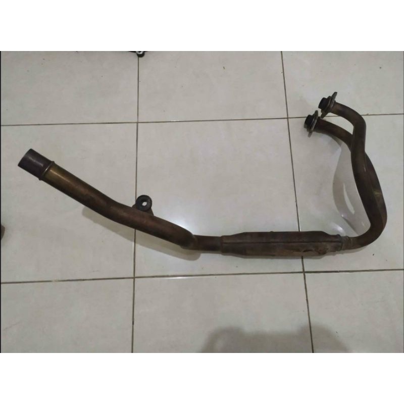 HEADER LEHERAN KNALPOT ORIGINAL NINJA 250FI OLD TAHUN 2013-2017