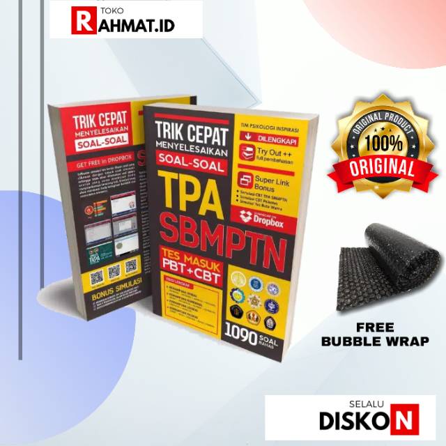 SIAP KIRIM LATIHAN SOAL TPA SBMPTN 2021  TRIK CEPAT MENYELESAIKAN SOAL - SOAL TPA SBMPTN