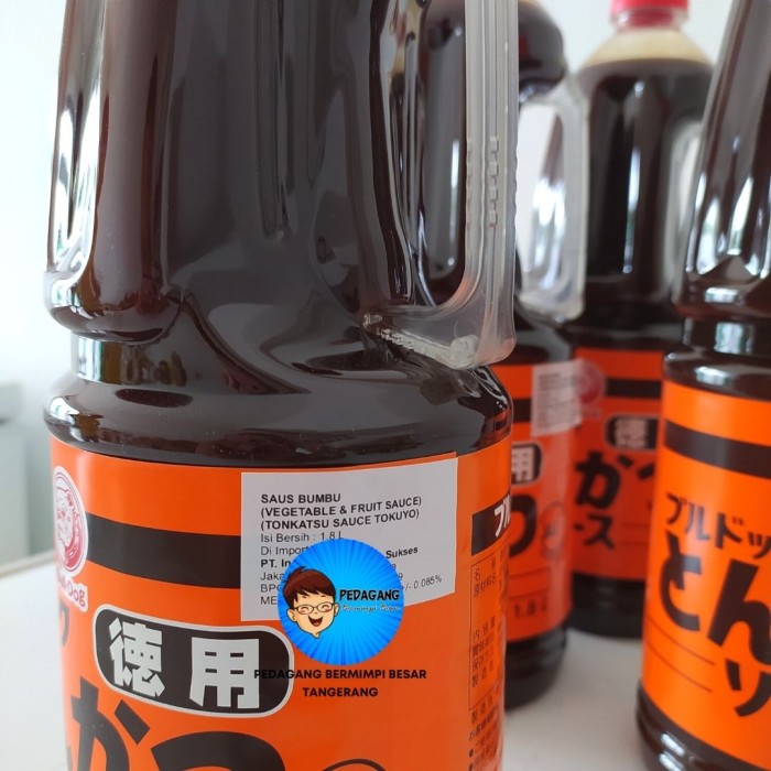 

Ready- Bulldog Tonkatsu Sauce 1.8L / Saus Katsu Okonomiyaki Takoyaki 1,8 L