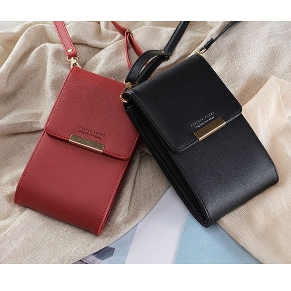 DOMPET SELEMPANG HP WANITA IMPORT KULIT TALI PANJANG HEYMANA SLING BAG KEKINIAN KOREA PREMIUM BATAM