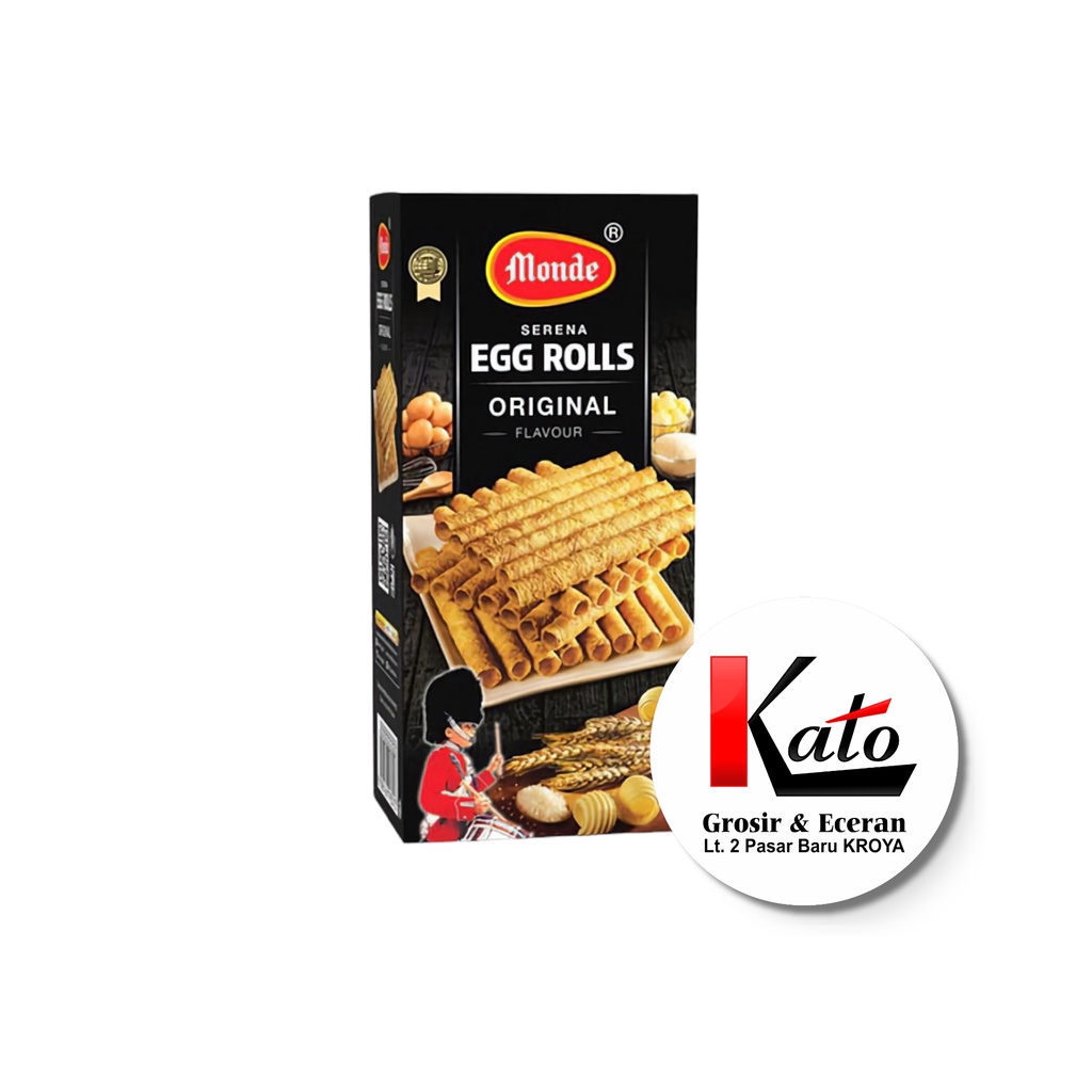 

Monde Serena Egg Roll 168 Gr/Makanan Ringan/Wafer