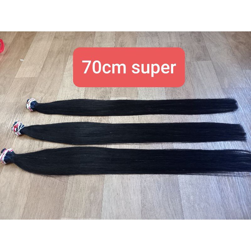 HAIR EXTENSION RAMBUT SAMBUNG 100% RAMBUT ASLI UK 70 CM  100 helai