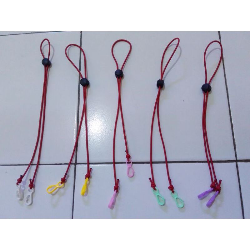 Strap masker, tali masker polos bahan tebal