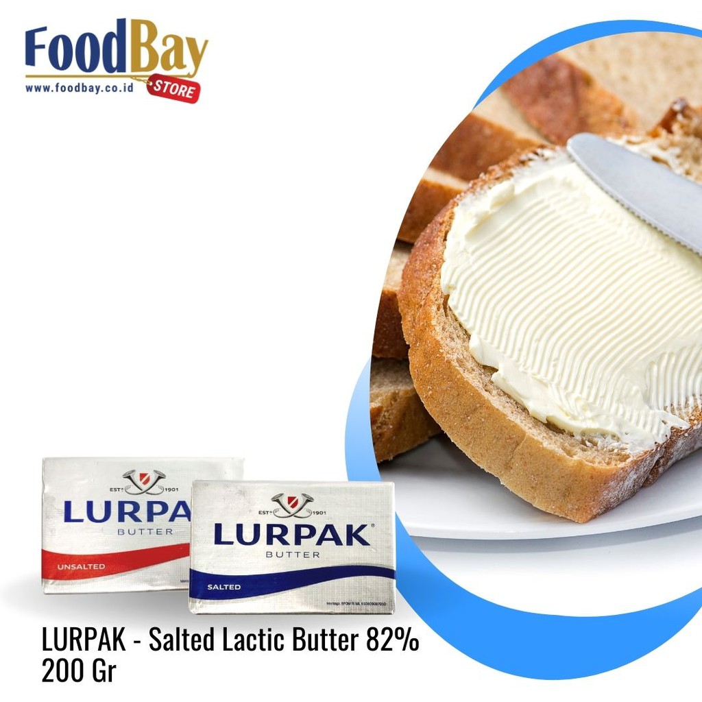 LURPAK Salted Lactic Butter 82% 200 Gr