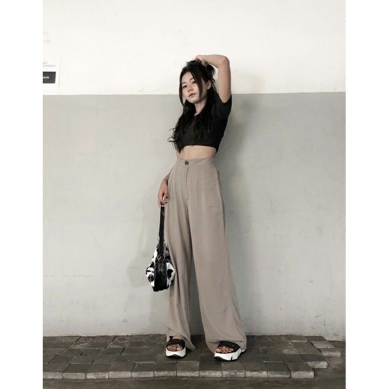 KULOT HIGHWAIST//KULOT HW RAYON//KULOT RAYON//KULOT KANCING RESLETING RAYON PREMIUM