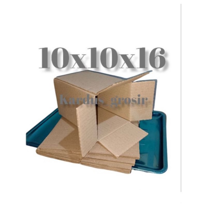 

Kardus packing 10x10x16 kemasan karton