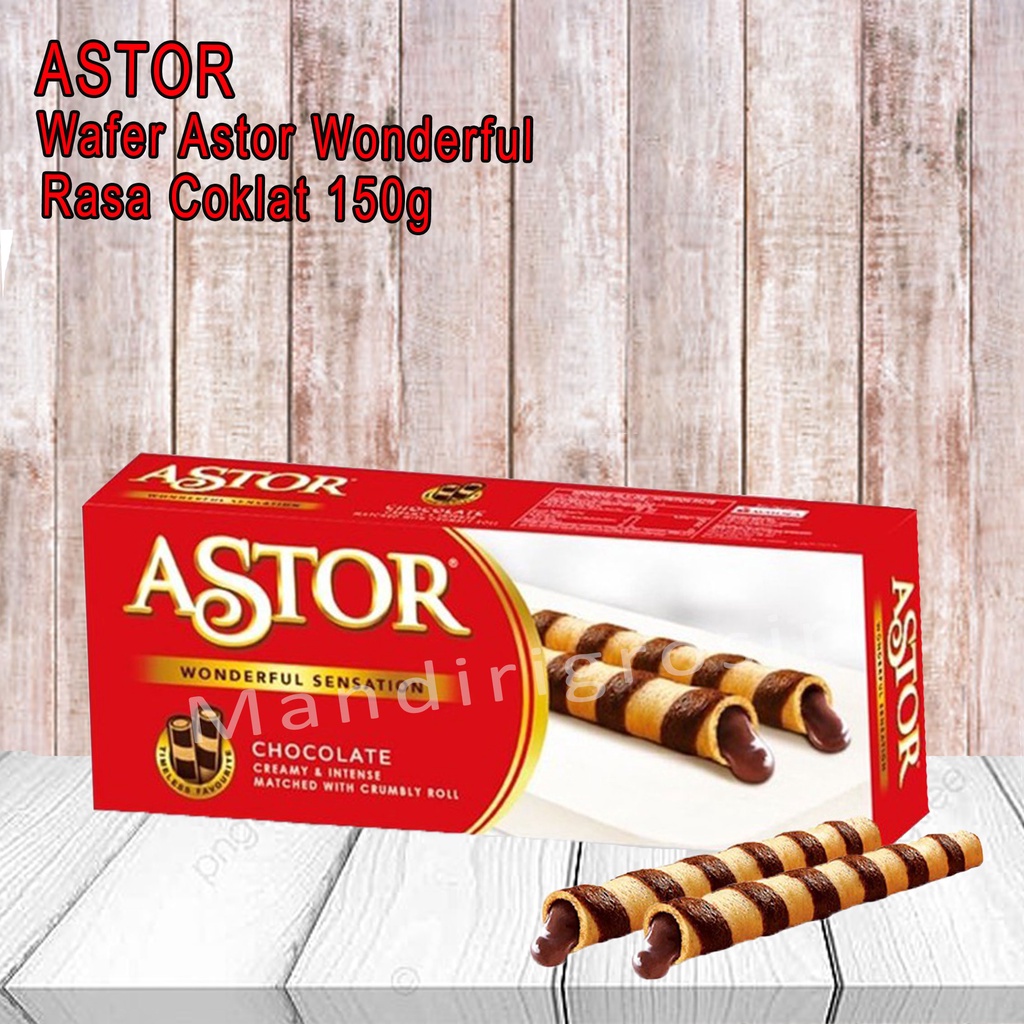 

WAFER * ASTOR WONDERFUL SENSATION * RASA CHOCOLATE * 150g